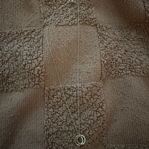 Gold Sentimental Necklace with Interlocking Rings